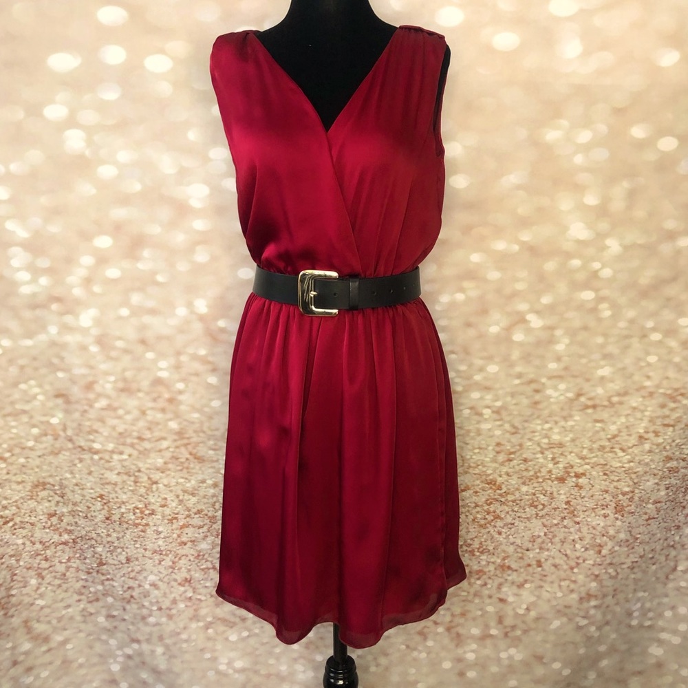 LOVELY Deep Red Dress - New with Tags